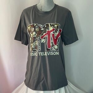 Gray MTV T-Shirt, New